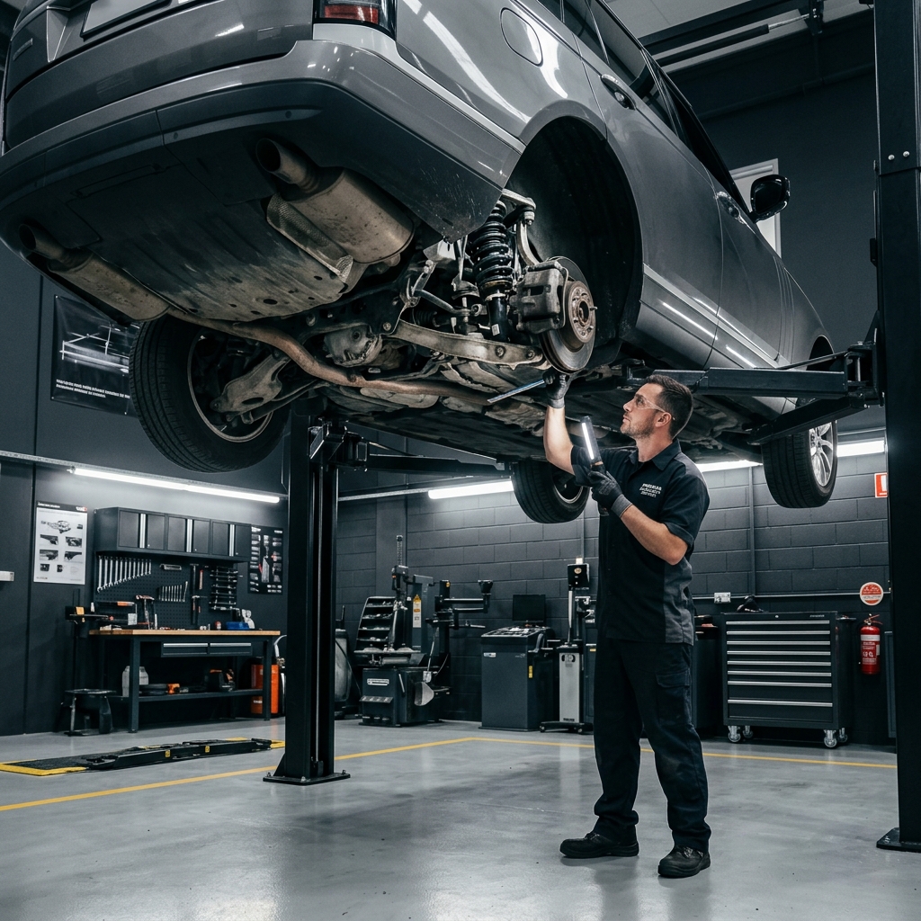 Suspension repair in London garage